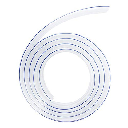 Generic Milking Machine Hose Replacement, 3 Meter Transparent PVC Tube G1 8 Thread Wear and Pressure, Ideal for Dairy Farm Piping