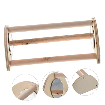 GANAZONO Chicken Roosting Perch Sturdy Wooden Stand for Brooder Coop Durable Chick Roosting Bar for Leg Exercise Engagement Chick for