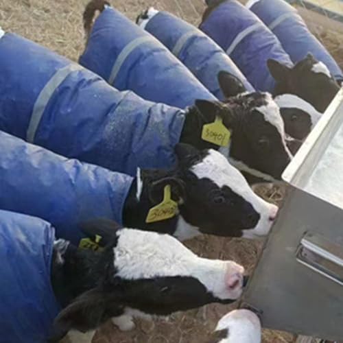 Calf Goat Blanket Thickened Adjustable Livestock Shelter Moisture-Proof & Cold-Resistant Calf Blankets for Winter Waterproof Reduce Illness