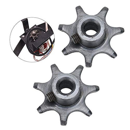 2Pcs Wheel Gear Reversible Toothed Gear, Incubator Motor Accessories, High Quality Metal Hatching Machine Gear with Spare Part, Durable Replacement Gear for Egg Turning Machine