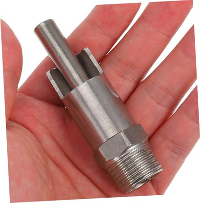 UPKOCH Stainless Steel Pig Waterer Nozzle Ergonomic -Splash Drinking Dispenser for Livestock Farms Automatic Nipple Waterer for Portable and Easy to Install