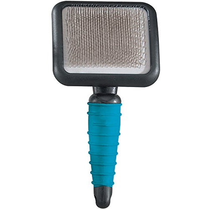 Master Grooming Tools Ergonomic Slicker Brushes — Molded Brushes for Grooming Dogs - Large, 4" x 3½" - size: Large
