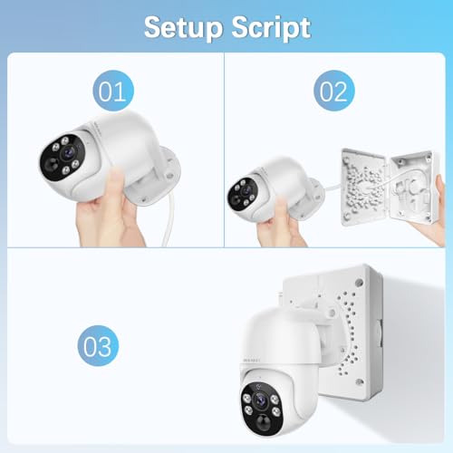 【Compatible with PTZ Cameras】 Security Camera Junction Box, Outdoor CCTV Mounting Bracket, IP65 Waterproof ABS Plastic Cable Concealment Box(2 Pack) - size: 2 Pack