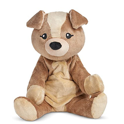 HUGIMALS Charlie the Puppy 20 Inch 4.5 lb Heavy Cute Sensory Weighted Comfort Plush | Large Unscented Washable Self Care Calming Stuffed Animal for Kids, Teens and Adults - color: Charlie the Puppy