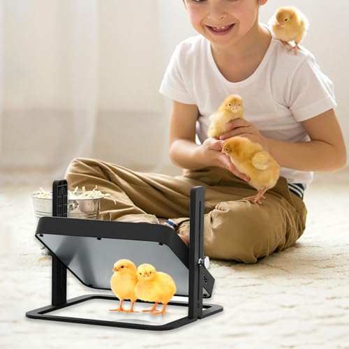 Chick Heating Plate Brooder Heater with Temperature Control – Safe, Energy-Efficient, Flat- Brooding Plate for Chicks, Ducklings & Poults – Compatible with Chicken Coops & Barns
