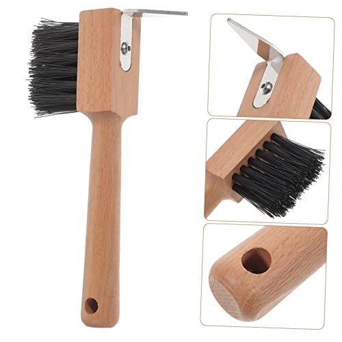 Cattle Horse Hoof Brush Hoof Trimmer Tool for Grooming Ergonomic Handle Smooth Edges Donkeys and Livestock Care