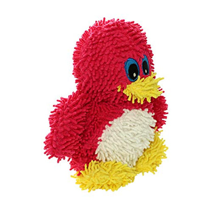 MIGHTY® 2 Pack Microfiber Medium Penguin Dog Toys | Ultra Durable Plush Toy with Multiple Layers & Reinforced Seams , Washable and Floats , Mighty® Construction - color: 2PK Pink Penguin