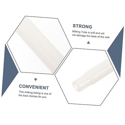 HEMOTON Cattle Milking Tube Connector Accessories for Sheep and Cows Silicone Long Tubing Milking Machine Compatible Sturdy and Flexible Essential Dairy Farm Tools
