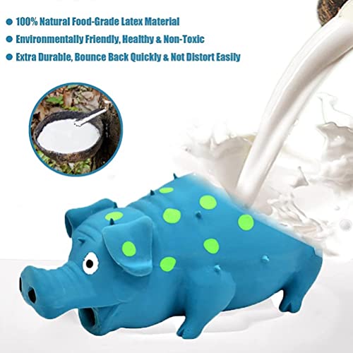 ASHATA Rubber Pig Squeaky Dog Toy Interactive Chew Toy for Dogs,Protect Teeth and Relieve Boredom for Small Medium Large Dogs (ASHATAbwazkre9vu-10344695)