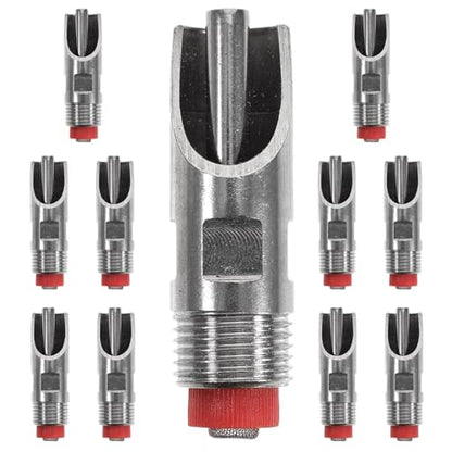 Pig Water Nipple 10Pcs Pig Waterer Stainless Steel Automatic Livestock Waterer Farm Animal Activated Water Feeder Bowl Rabbit Barn