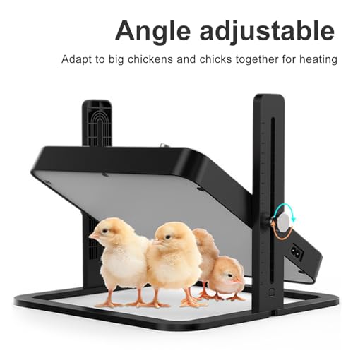 Chick Brooder Heating Plate, Warm Comfortable Adjustable Temperature Chicken Brooder Heater, Replicates Mother Hen, Ideal for Baby Chicks, ABS Material, 1108.00g, for Home with
