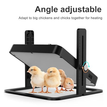 Yosoo Chick Brooder Heating Plate Duckling Brooder Heater, Warm Comfortable Adjustable Temperature, Chick Brooder Heater for Home with Intelligent Temperature Control Function (US Plug