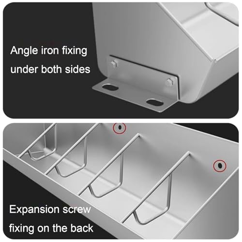 3.3′ 4.9′ 6.6′ Long Stainless Steel Piglet Feeding Trough, Compartment Pig Feeder for Efficient Pig Feeding, Heavy-Duty Livestock Feeding Trough Tool for Hog Farm Sheds Pen, Easy to Clean(1m/3.3ft - 5 - size: 1m/3.3ft - 5 Places
