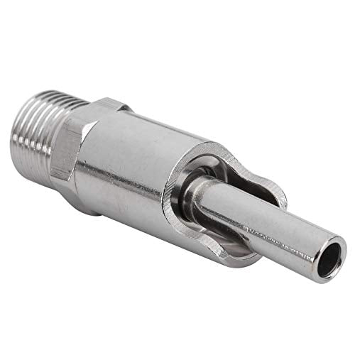 Automatic Pig Nipple Drinker Pig Water Nozzle Poultry Watering System for Sows Piglets Drinking (Stainless Steel) - color: Stainless Steel