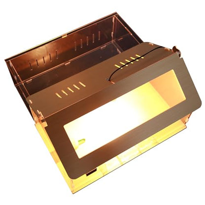 Brooder Box for Chick 40-50,5-in-1 Chick Starter Kit,Includes Brooder Heat Lamp 2,Baby Chicken Box,Chicken Feeder,Waterer,Thermo-Hygrometer