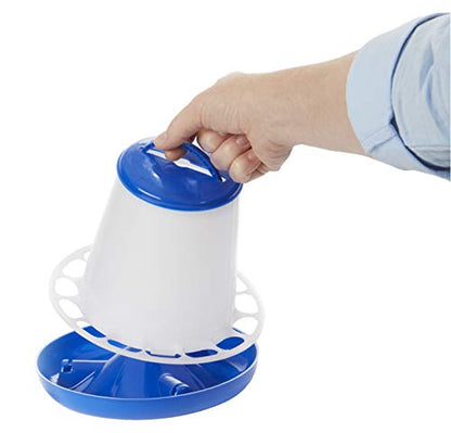 Double-Tuf® Plastic Poultry Feeder | Durable Feeding Container | Hanging Chicken Feeder No Waste | 1.5 Lb - size: 1.5 Lb