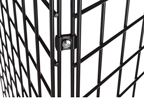 Only Hangers Gridwall Joining Clip Connectors for Grid Panels - Pack of 24 - Black Color