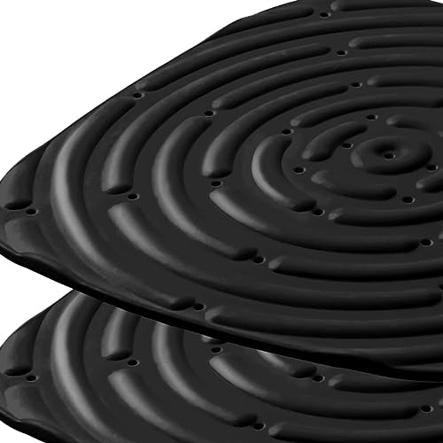 2Pack Washable Chicken Nesting Pads for Chicken Coops, Nesting Boxes Pads, Reusable Hen Nest Box Pads, Black