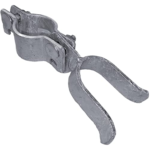 1-3/8" x 1-3/8" Chain Link Fence Gate Fork Latch - Galvanized - with Hole for Padlock - size: 1-3/8" x 1-3/8" EACH