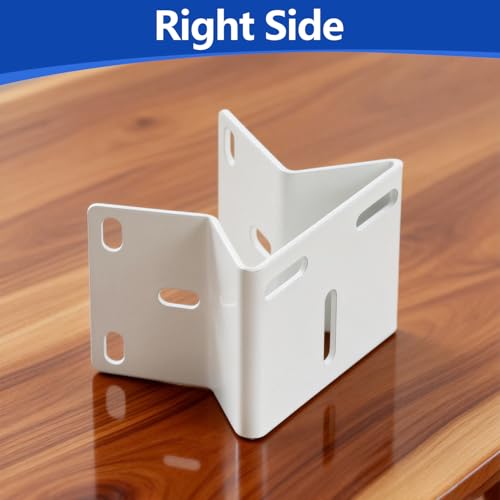 Security Camera Mount Kit, Corner Mount Bracket for Security Cameras, CCTV Surveillance Camera Holder Adapter Compatible with Eufy, Reolink, Tapo and AOSU PTZ Cameras, White (4 Pack) - size: 4 Pack