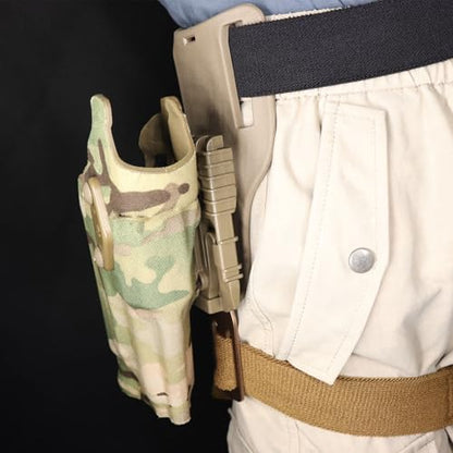 Tactical Leg Strap Drop Swivel Attachment for Holsters, Thigh Strap Belt for Leg Holster, with Quick-Release Buckle. - color: Drop Swivel Adapter-Tan