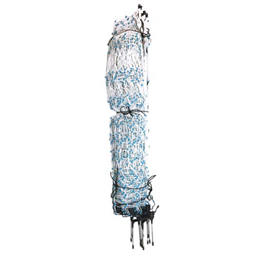 42" x 164' Electric Poultry Netting | Double Spiked Fiberglass Posts | Electric Fencing for Chickens in Backyards, Homesteads, Farms, and Ranches
