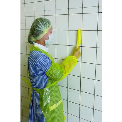Vikan 41952 Brush,Narrow Hand,Stiff,11" x .75",PP/PBT,Green - color: Green
