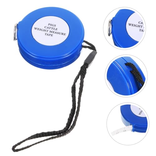 LALAFINA Animal Weight Tape Measure for Goats Cattle Pigs High Measuring Tape for Chest Waist and More Portable Farm Livestock Measuring Tool