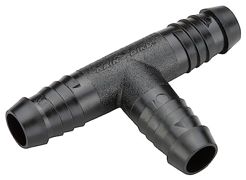 Rain Bird SWGT1/2TEE EZ Pipe/Swing Pipe Tee, 1/2" Barb x 1/2" Barb x 1/2" Barb Tee Fitting, 1-Pack - size: 1 Pack, style: 1/2" Barb x 1/2" Barb x 1/2" Barb Tee