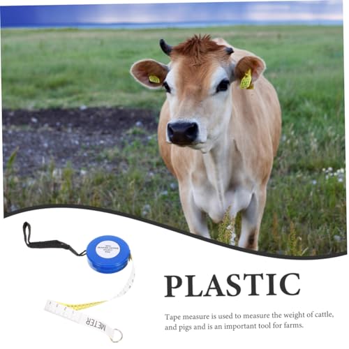 Animal Weight Measuring Tape 2.5m Blue Cattle Pig Goat Weight Tape Measure for Livestock Body Circumference Style