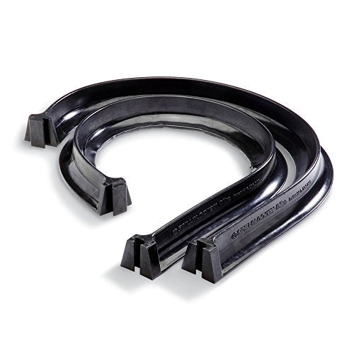 PIG Spill Barrier Dike - 5'L x 3.5"W x 3"H Sections - 2 Pack - Black - PLR267-BK - color: Black
