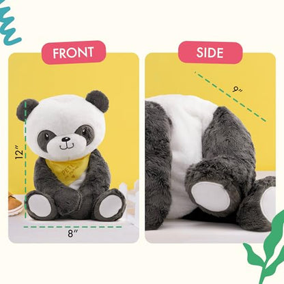 Lilly's Love Weighted Stuffed Animals for Adults & Kids — 5lb Calming Panda Plush for Anxiety, ADHD & Sensory | Machine Washable Weighted Stuffed Animal w/Removable Insert | Pete The Panda - color: Panda