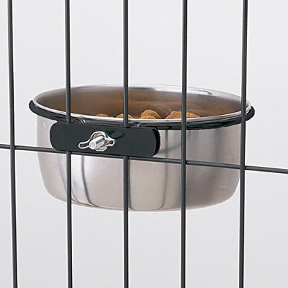 Pro Select Classic Stainless Steel Bolt On Coop Cup Bowls for Dogs - Five Sizes to Choose (48 Ounces) - size: 48 Ounces