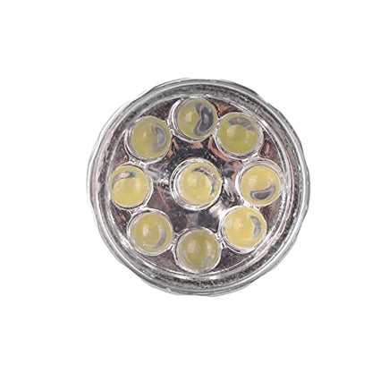 LED Egg Candler for Chicken, Quail, Goose & Canary Eggs – Cool Light Incubator Candling Checker with Brightness, Silver - color: Silver