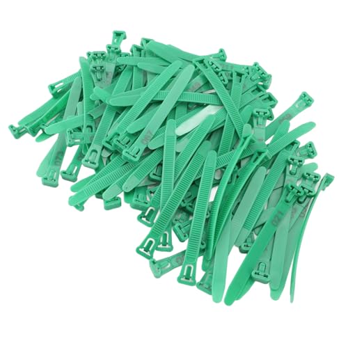 SUNGOOYUE Chicken Leg Bands, Plastic Poultry Identification Rings with Adjustable fadeless Numbered Engraving, for Duck Goose Chicken Management (Green) - color: Green