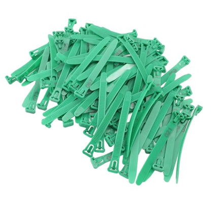 SUNGOOYUE Chicken Leg Bands, Plastic Poultry Identification Rings with Adjustable fadeless Numbered Engraving, for Duck Goose Chicken Management (Green) - color: Green