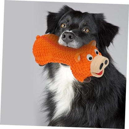 LIOOBO Puppy Chewing Pig Shape Teething Plaything for Dogs Durable and Easy to Pet Biting Engaging Exercise Training Tool for