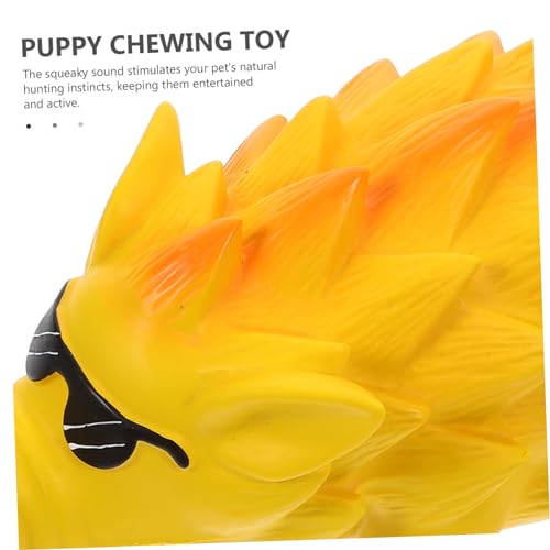 UKCOCO Funny Pig Shaped Dog Chew for Teeth Grinding and Training Latex Molar for Large Dogs and Puppies Squeaky Pet Plaything for Interactive Chewing and Play
