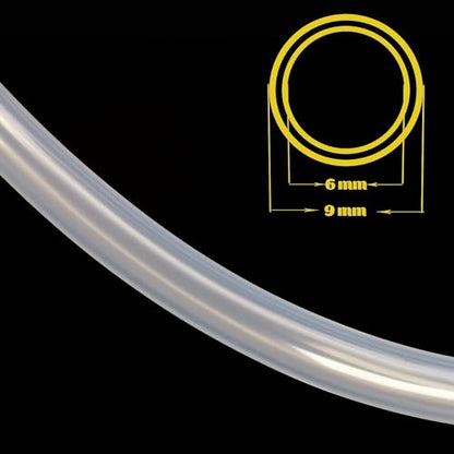 Eastrans 1/4" ID Silicone Tubing, Food Grade 1/4" ID x 3/8" OD Flexible Pure Silicone Hoses High Temp for Home Brewing,25 Feet Length - size: 1/4" ID x 3/8" OD, style: 25 feet