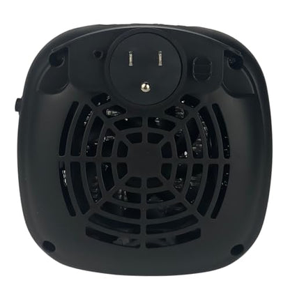 Good Housekeeping 750-Watt Plug-in Wall Mount Electric Space Heater with Adjustable Thermostat, Timer & Overheat Safety Protection