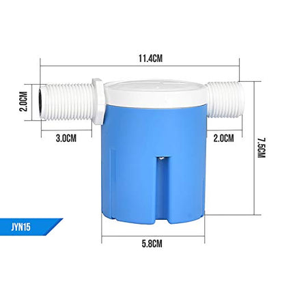 1/2" Automatic Water Level Control Valve - Inside Type, Float Valve for Water Tank, Solar Energy, Auto Pot, Aquarium - style: 1/2" Side Inner