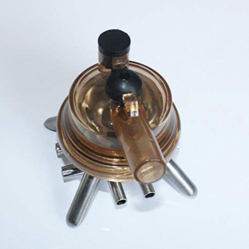 Milk Claw Milking Claw Milk Collector Milking Part Accessory with Multi Manifolds Connectors Easy to Use Durable for Cow Goat 160CC Stainless Steel Base PSU Lid