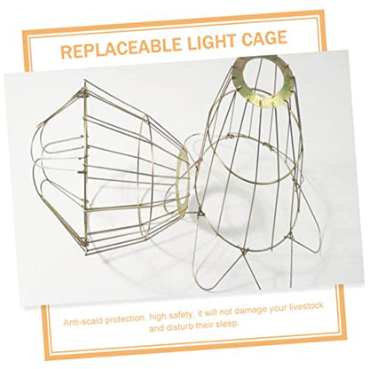 UKCOCO 3Pcs Waterproof Heating Bulb Covers for Livestock Heat-Resistant Light Bulb Cages Scald Design for Chickens and Pigs