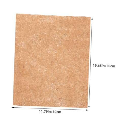 Toyvian 6pcs Chicken Coop Mats Natural Jute Nesting Pads for Chicken Nest Boxes Garden Use Easy to Clean Comfortable Cushion for Poultry and Pets