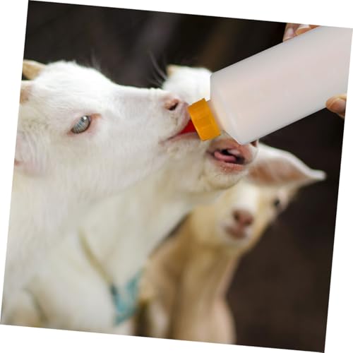 UPKOCH 1set Goat Nursing Bottles Pacifiers Lamb and Boys and Girls Feeding Kit for Small Livestock Bottles for Cattle Sheep and Goats Leak Design