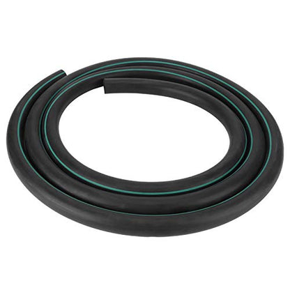 Black Rubber Tubing, Flexible Food Grade Milk Hose, 3 M Length Milk Pipe for Cow or at Milking Machines