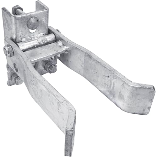 Commercial Single GATE Strong Arm Latch for 2-7/8" Fence Post - and 1-5/8" Thru 2" Chain Link or Round Pipe Gate Frames CASE Qty 2 - size: 3" Single Gate - Case