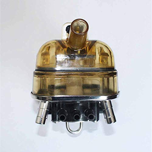 Milk Claw Milking Claw Milk Collector Milking Part Accessory 2 Layer Double Layer Multi Manifolds Connectors Easy to Use Durable for Cow Goat 450CC Stainless Steel Housing PC Lid