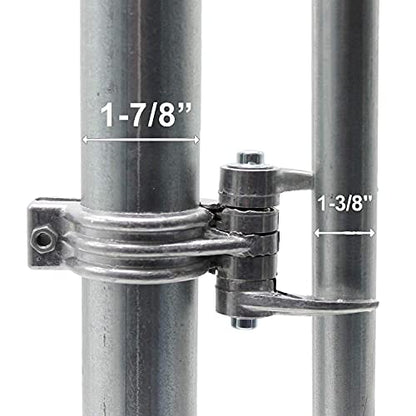 1-7/8" (2") x 1-3/8" Durable Chain Link Spring Loaded Gate Closer. - size: 1-7/8" x 1-3/8" Each