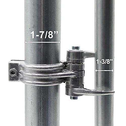 1-7/8" (2") x 1-3/8" Durable Chain Link Spring Loaded Gate Closer. - size: 1-7/8" x 1-3/8" Each